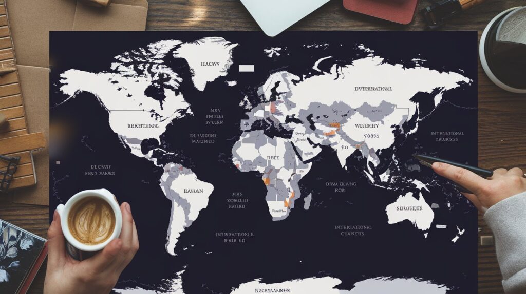 a world map highlighting key internation 8Vu74ufIQ1GiU 6CbaFiaQ HuHzrgLbSOO z1ZQTtVjUQ